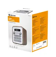 DENVER DENVER DAB-48 RADIO FM WHITE