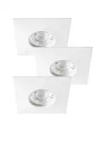 RABALUX Randy spot 3xfixLED 4W,square,bela,IP44