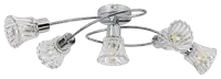 RABALUX Hestia plafonjera.E14 5x40W,hrom