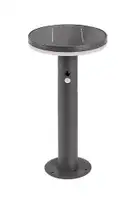 RABALUX Botev senzor spoljna solarna podna lampa antracit siva od nerdajuceg celika 10W 250lm 4000K