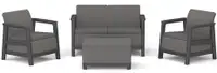KETER Scandi linea II sa box stolom grafit