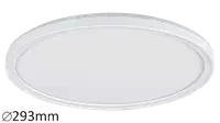 RABALUX Pavel plafonjera LED 18W bela round