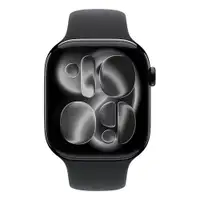 APPLE Watch S11 Cellular 46mm Jet Black Aluminium Case with Black Sport Band - M/L mfc44rk/a