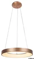 RABALUX Carmella,visilica,LED 80W,gold/bela