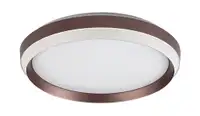 RABALUX Fontana, LED plafojera metal braon prsten, 24W, 1100lm, 3000K, 39cm, IP20