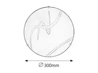 RABALUX Soley plafonjera D30 E27 60W belo
