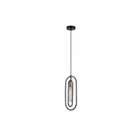 RABALUX Rovier, visilica metal crna/bakar 1xE27, v150cm