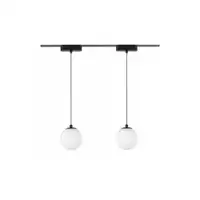 RABALUX LiTrack Pendant01W, šinska visilica kugla LED 5W, 400lm, 3000K, v120cm, p10cm, DC 24V