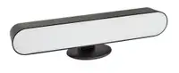 RABALUX Parker, stona punjiva LED 3W, samo RGB svetlo, daljinski, dimabilna, boja crna, visina 27cm, IP20