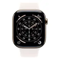 APPLE Watch S11 Cellular 46mm Gold Titanium Case with Light Blush Sport Band - S/M mfd54rk/a