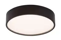 RABALUX Larcia, plafonska lampa, crna 18W 970lm-1800lm, 4000K IP44