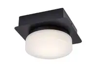 RABALUX Attichus, mat crna 5W,670lm-750lm, 4000K IP44