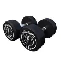 GORILLA SPORTS Okrugle gumirane bucice (2 x 12,5 kg)