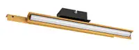 RABALUX Remiel, LED zidna metal cnra/drvo dekor, 12W, 760lm, 3000K, 8x49cm