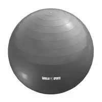 GORILLA SPORTS Lopta za pilates (75 cm / Siva)