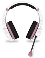 4GAMERS PS4 Rose Gold Edition Stereo Gaming Headset - Abstract White