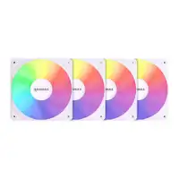 RAIDMAX 4x120mm kit Infinity X-Air White ARGB NV-X120FWDC4