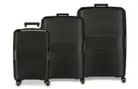 MOVOM INARI PP Set kofera 3/1 sa 4 tockica crna