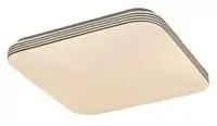 RABALUX Oscar plafonjera kvadrat LED 36W 4000K 53cm silver zvezdana