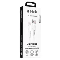 S-LINK beli data kabl 1m SL-X242 3A Lightning