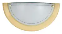 RABALUX Fa Ufo zidna lampa D30 E27 60W drvo opal