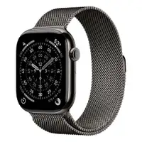 APPLE Watch S11 Cellular 46mm Slate Titanium Case with Slate Milanese Loop - S/M mfd34rk/a