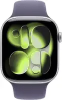 APPLE Watch S11 Cellular 46mm Silver Aluminium Case with Purple Fog Sport Band - M/L mfcr4rk/a