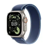 APPLE Watch Ultra 3 Cellular 49mm Natural Titanium Case with Blue/Bright Blue Trail Loop - S/M mewr4se/a