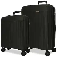 MOVOM NEW TRENDY PP Set kofera 2/1 sa 4 tockica crna