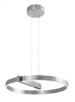 RABALUX Thrac, visilica brušeni aluminium LED 34W, 1700lm,  4000K, precnik 60cm