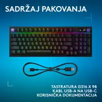LOGITECH G316 X 98 US Black 920-014195