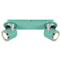 RABALUX April, spot, GU10 2X MAX 5W, menta, IP20, metal, dimenzije 120x320mm
