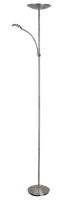 RABALUX Vlasta podna lampa LED 18W + 5W, saten hrom