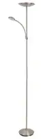 RABALUX Vlasta podna lampa LED 18W + 5W, saten hrom