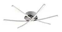 RABALUX Ciklon, led plafonska lampa hrom 21W, 1450-2250lm, 4000K IP20
