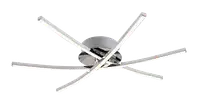 RABALUX Ciklon, led plafonska lampa hrom 21W, 1450-2250lm, 4000K IP20