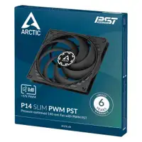 ARCTIC P14 SLIM PWM PST ACFAN00268A 140mm Black