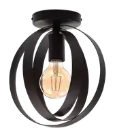 RABALUX Cortado, plafonska lampa crna metal, E27 / 1x max. 40W
