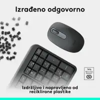 LOGITECH MK250 Graphite US 920-013519 Bezicna Tastatura + mis