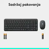LOGITECH MK250 Graphite US 920-013519 Bezicna Tastatura + mis