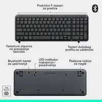LOGITECH MK250 Graphite US 920-013519 Bezicna Tastatura + mis