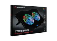 RAMPAGE AD-RC9 TORNADO Black RGB Cooling Pad