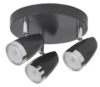RABALUX Karen spot LED 3x4W antracit/ hrom