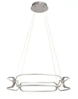 RABALUX Fringilla, visilica, srebrna aluminijumska 67W, 3750-7500lm 4000K IP20