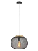 RABALUX Rupert, metal drvo visilica, E27 1× 2