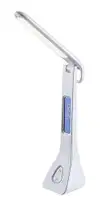 RABALUX Amato, stona LED lampa crna, dimabilna, LCD displey, sat, datum, alarm, temperatura, 7W, 4000K, visina 44cm 2