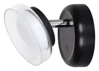 RABALUX Javi zidna lampa LED2W D10cm crna