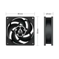 ARCTIC P8 Max ACFAN00286A 80mm Black