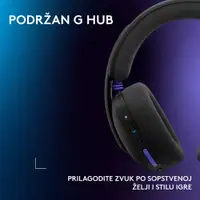 LOGITECH G325 LIGHTSPEED gejmerske bežicne slušalice crna 981-001524