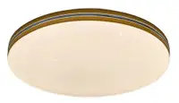 RABALUX Oscar2, LED 18W, 1170lm, 3000K, 33x33cm, zvezdasta, braon prsten
